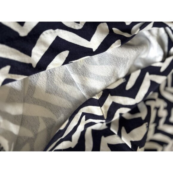 Lilly Pulitzer Charlene Bird Print Navy Dress MEDIUM Nautical Beach Summer - Picture 10 of 12